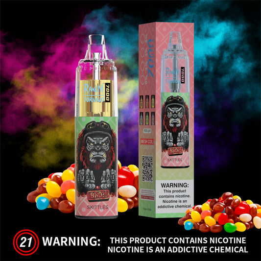 RandM 7000 Disposable Vape 7000 Puffs 5% Nicotine 14ml SKITTLES 1pc