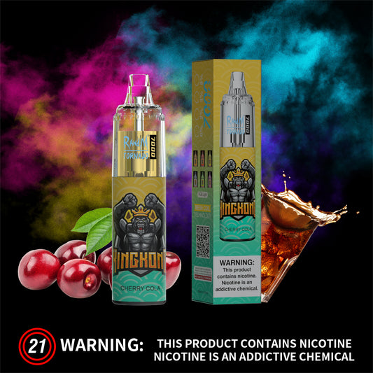 RandM 7000 Disposable Vape 7000 Puffs 5% Nicotine 14ml CHERRY COLA 1pc