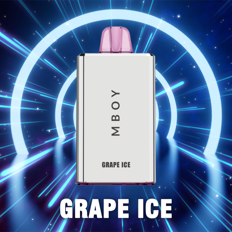 MBOY A5000 Disposable Vape 5000 Puffs 5% Nicotine 12.5ml GRAPE ICE 1pc