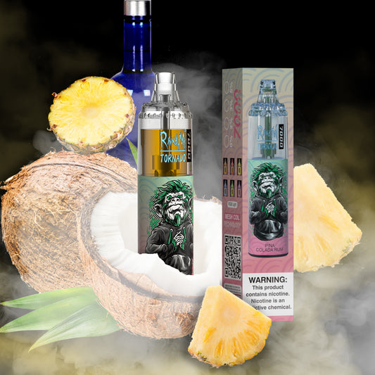 RandM 7000 Disposable Vape 7000 Puffs 5% Nicotine 14ml PINA COLADA RUM 1pc