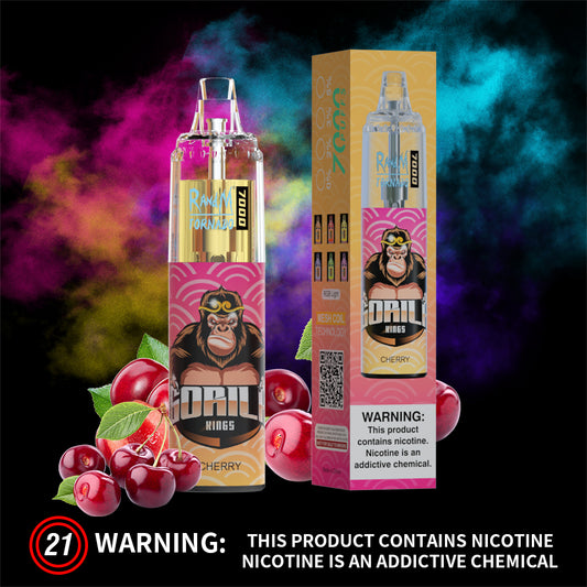 RandM 7000 Disposable Vape 7000 Puffs 5% Nicotine 14ml CHERRY 1pc