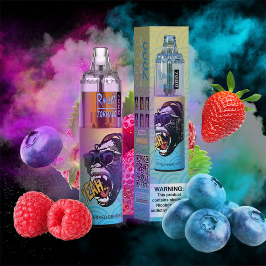 RandM 7000 Disposable Vape 7000 Puffs 5% Nicotine 14ml MIXED BERRIES 1pc